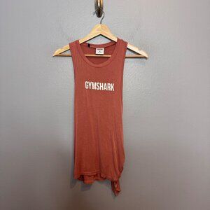 GYMSHARK side tie muscle tank in mauve size M